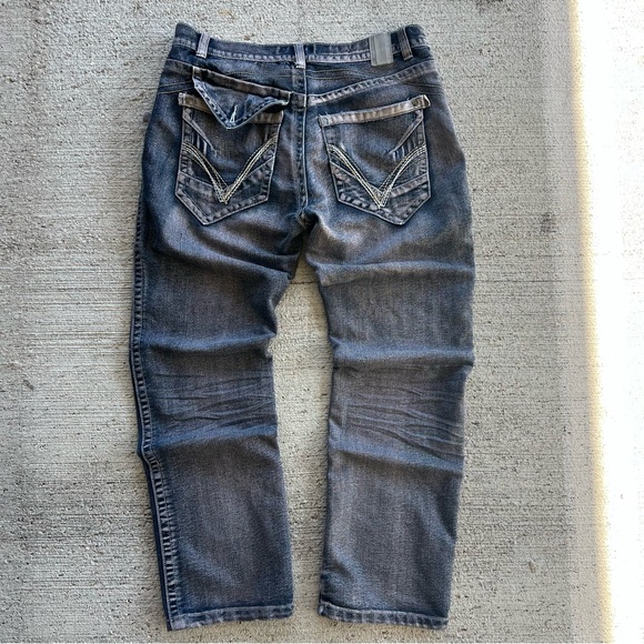 Most Official 7 Seven M07 Y2K Straight Leg Loose Fit‎ Ecko Unltd Jeans Southpole - Picture 1 of 8